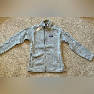 NWT Patagonia Better Sweater in Birch White - Large